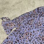 & Other Stories & Other Stories Flounced Tiered A-Line Mini Dress in Animal Print Lilac Combo 8 Photo 5