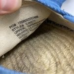 J.Crew  Made-in-Spain cap‎ toe slingback espadrilles in denim size 8 READ FLAWED Photo 3