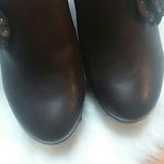 Lucky Brand  Leather Heeled Clogs Photo 1