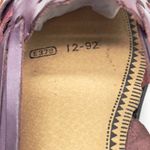Coasters Women Huarache Sandals 9.5 Leather Woven‎ Flats Purple Made In Brazil Photo 4