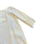 Sandro Paris Linen Blend Oversized Blouse Shirt Top White Size Small Women's Photo 3