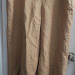 J.Jill women's womens linen blend wide leg pants in brown size large. Photo 2