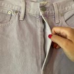 Madewell NWT  Lavender Purple The Perfect Vintage Straight Jean Women's size 27 Photo 6