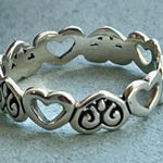 Free People 925 Sterling Silver Heart Ring Photo 0