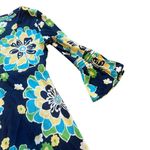 Lilly Pulitzer  Twyla Mod Floral Print Dress Bell Sleeves Bold Size Small Women's Photo 7