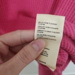 Anthropologie  Pilcro Hot Pink Waffle Thermal Top size M Photo 3