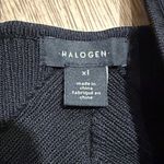 Halogen  Tank Top XL Black Ribbed Sweater Shirt NEW Classic Preppy Career Photo 3