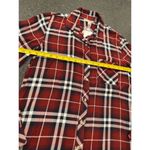Sim and Sam slim flannel plaid shirt size M Red Size M Photo 8
