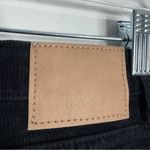 6397 495 Jean Black Corduroy Size 28 Button Fly Photo 7