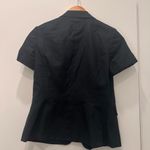 Banana Republic Factory Black Short Sleeve Blazer Size 6 Photo 3