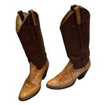 Dan Post Vintage 1980's Exotic Snakeskin Cowboy Boots, Sz 6.5 A Photo 3