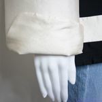 Vintage Lily&Taylor cream and black blazer jacket floral brooch, women's size 18 Photo 7