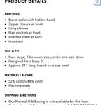 Eileen Fisher  Petites Stand Collar Coat woman size PP small hidden hood Photo 3