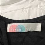 FP Beach Free People  Black Tunic Tank Top Size Medium Photo 5