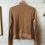 Juicy Couture  Tan Velour Zip-Up Jacket – Size - Small Photo 1
