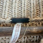 Free People Bell Song Pullover Cropped Sweater Sandcastle Tan Knit Small Photo 4