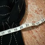 Ming Wang  designer black and white knit sweater size small full zip Photo 7