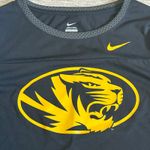 Banana Republic Nike Mizzou MU Tigers T Shirt Womens M Black Gold Missouri University NCAA Photo 2