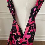 Tracy Reese Sleeveless Printed Midi Dress Hot Pink Floral Silk Ruffle 4 $398 Photo 8