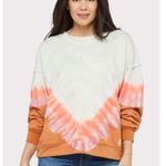 Free People  Ombre Tie-Dye Metti Crew Sweatshirt Size Small Photo 2