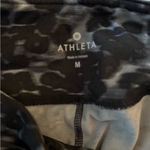 Athleta NWT Cheetah Chatarunga Capri Leggings Black and Gray Photo 2