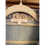 Love The Label floral chambray button down shirt large Blue Photo 3