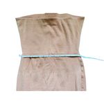 Kookai Quiet Luxury Bodycon Strapless Midi Dress Small Beige Minimalist Capsule Photo 4