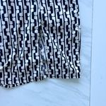 Anthropologie Monteau dress size Medium black cream slit belt Photo 8