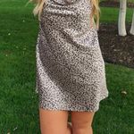 Princess Polly Cheetah Satin Mini Dress  Photo 4