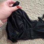 Anne Klein  Black Lace Lined Underwire Bra Women’s Size 38C No Padding Photo 6