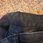 American Eagle Womens Black Distressed Mom Jean Comfort Stretch Waistband Size 4 Photo 2