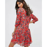Ba&sh Eden Floral Dress Rouge Photo 6