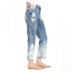 Ella Moss Bleached High Waist Straight Leg Ankle Jeans size Junior 32 Photo 2