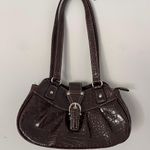 Brown Leather Buckle Purse Photo 0