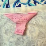 Lilly Pulitzer Skipper Popover Bomber Blue Get Trunky Small Elephant Sporty EUC Photo 6