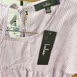 LULUS PERFECT PICNIC Gingham Tiered dress Purple Photo 7