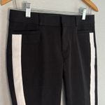 Banana Republic NEW Sloan Black Ankle Pants Track Stripe Fall City Chic Photo 1
