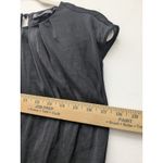 Armani Exchange  Pleated Front Faux Wrap Top Black Size S/P Photo 5