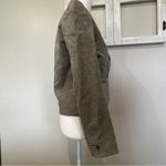 Rare Vintage Mollie Parnis Ultra Suede Blazer Gray Size XS Photo 2