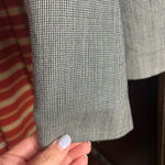 Pendleton Gray Blazer Tailored Zip-Front Vintage 100% Wool. Academia Classic Photo 4