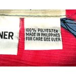 Alfred Dunner 12 Abstract Print Shirt Boldwear Retro Colorblock Artwear Blouse Blue Photo 9