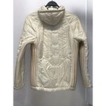 Jean Paul Gaultier 90s vintage Ivory quilted Hooded jacket Size Small Photo 1