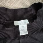 H&M very light black slightly transparent crewneck sweater medium Photo 9