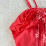 Xhilaration Rompers Jumpsuits Womens Sz L Coral Strappy Embroidered Lightweight Photo 5