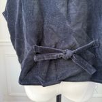 Vintage 90s Cleo Black Velveteen Embroidered Christmas Vest Bell Zipper Pull XL Photo 5