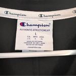 Champion Women's Athleisure Sporty Black Short Sleeve Crewneck Logo T Shirt Sz L Photo 7