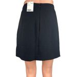 H&M  NWT Black Pencil Straight Cut Career Business Office Mini Skirt Size 8 Photo 2