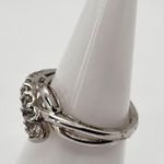 Sun Sterling Silver & White Sapphire Ring (6.5) Photo 1