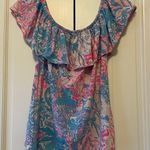 Lilly Pulitzer  La Fortuna Off the Shoulder Top in Blue Peri Viva La Lilly Photo 2