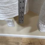 Faherty  Women's Ruffle Hem Midi Skirt white size medium Photo 2